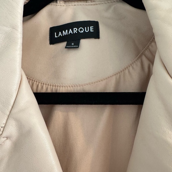 LAMARQUE DONNA GOLD | ICONIC LEATHER BIKER JACKET - Picture 4 of 7